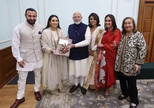 PM Modi Honors Raj Kapoor's Legacy, Meets Kapoor Family on Birth Centenary